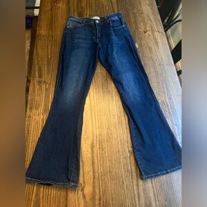 VIPONES Bell Bottom Jeans - Stretchy High Waisted Flare - 14